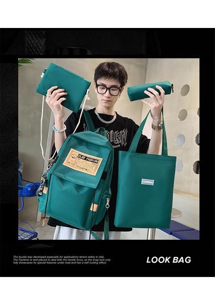 Lise Öğrencisi/kolej Öğrencisi Sırt Çantası 4'lü Sırt Çantası Seti (Yurt Dışından) fiyatları