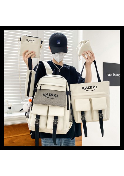 5 Parçalı Büyük Kapasiteli Sırt Çantası (Yurt Dışından) fiyatları