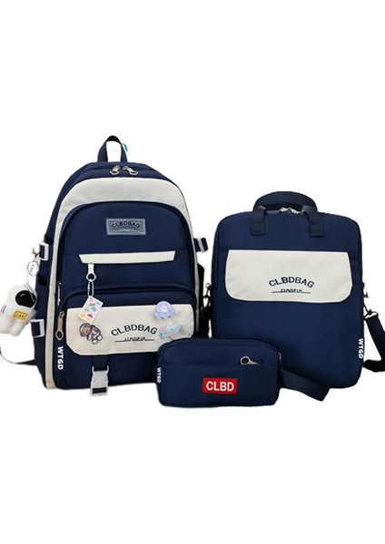 Lise Öğrencilerinin Okul Çantası 3 Parça (Yurt Dışından)