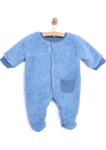 Yenidoğan Vintage Welsoft Patikli Tulum Unisex