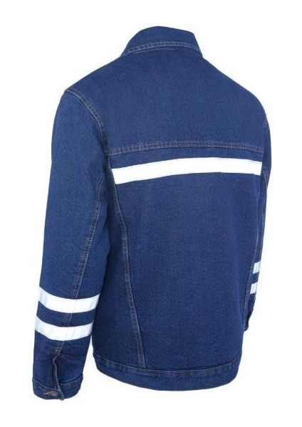 Kot Iş Montu Kapitoneli Myform 3110 Sona Denim 12 Ons Renk Mavi