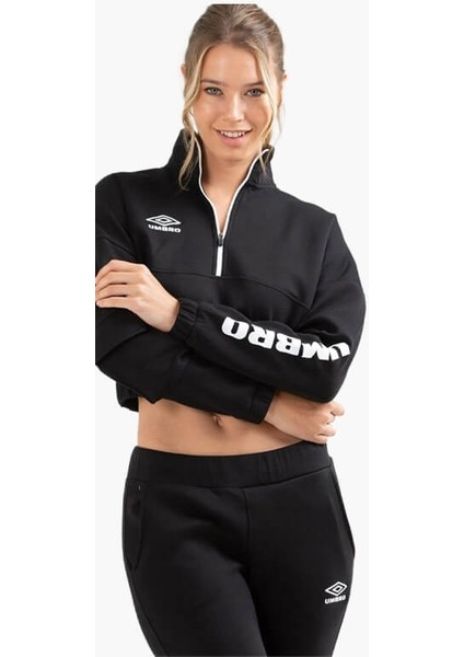 Pyra Track Suit – Kadın Siyah Pamuklu Eşofman Takımı – VA-0021