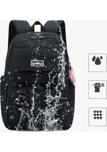 Goodtool Öğrenci Okul Çantası Askılı Düz Renk Kız - Siyah (Yurt Dışından) fırsatları