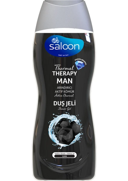 Thermal Therapy Man Duş Jeli Aktif Kömür 450 Ml