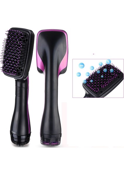 1000 W Profesyonel Saç Kurutma Makinesi Fırçası 2 1 Bir Adım Saç Kurutma Makinesi Styler Saç Tarak Negatif Demir Pürüzsüz Saç Bigudi Düzleştirici | Curling Ütüler (Yurt Dışından)