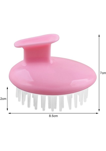 3 Adet Temiz Kafa Derisi Kafa Masajı Yumuşak Silikon Saç Fırçası Ev Şampuan Fırçası Banyo Tarağı Kuaför Araçları (Yurt Dışından)