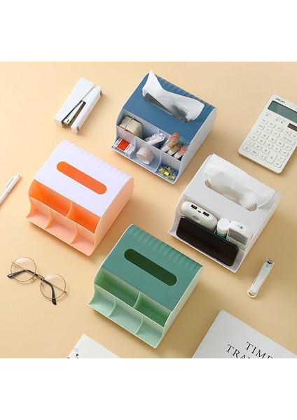 Avrupa Tarzı Minimalist Masaüstü Çok Fonksiyonlu Saklama Kutusu Öğrenci Sırası Kalemlik Kozmetik Indüksiyon Doku Kutusu (Yurt Dışından) fırsatları