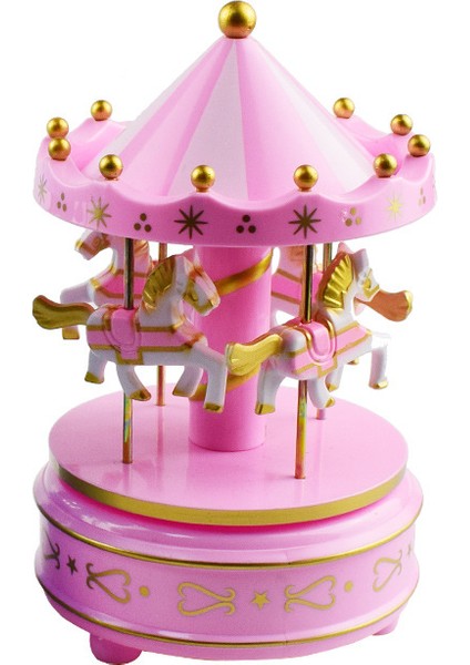 Atlıkarınca Müzik Kutusu Pasta Süsleme (Yurt Dışından)