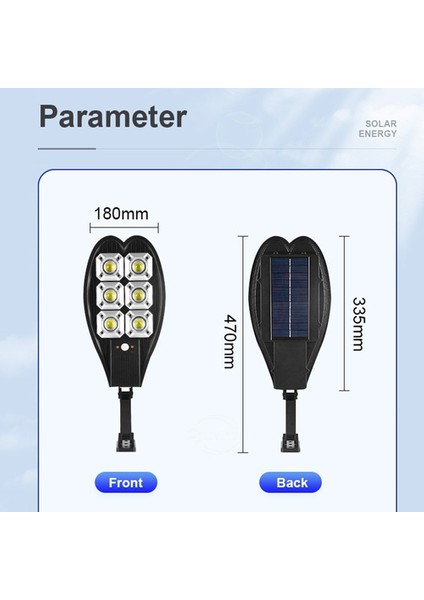 6 Gözlü Açık Güneş Enerjili Bahçe Lambası (Yurt Dışından)