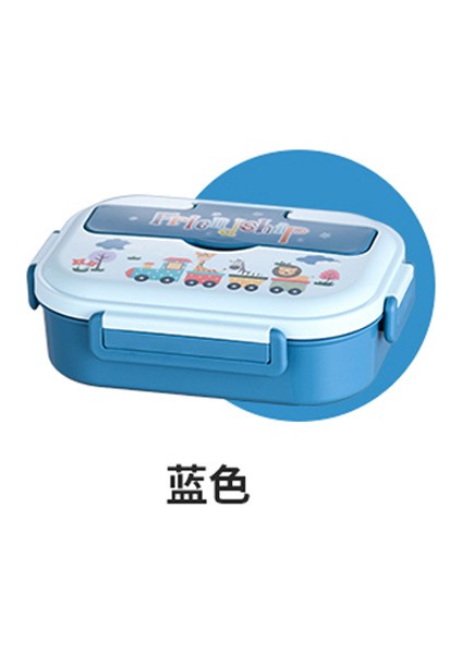 Paslanmaz Çelik Öğle Yemeği Kutusu Öğrenci Dört Izgara Öğle Yemeği Kutusu Çocuk Öğle Yemeği Kutusu (Yurt Dışından)