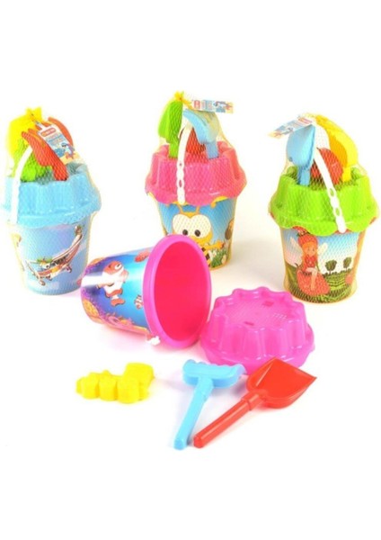 Ayazbebe Best Toys 6531 Deniz Bahçe Oyuncak Oyun Kovası Seti 20X33 cm