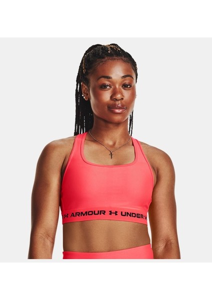 Kadın Armour® Mid Çapraz Sırtlı Spor Sütyeni 1361034-629
