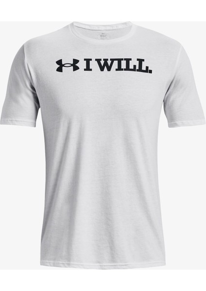Ua İ Wll Ss Beyaz Erkek T-Shirt 1379023-100