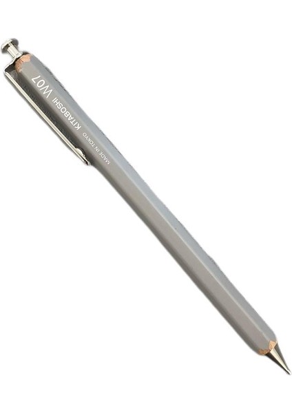 Sedir Ağacı Gövdeli Japonya Üretimi Yumuşak Tükenmez Kalem 1.0 mm Gri