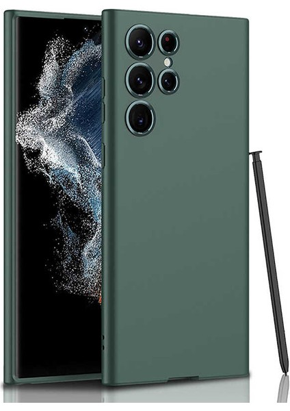 Samsung Galaxy S22 Ultra Kılıf Matte Yüzey Kamera Korumalı Slim Hard Orjinal Tam Kalıp Kapak