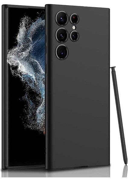 Samsung Galaxy S22 Ultra Kılıf Matte Yüzey Kamera Korumalı Slim Hard Orjinal Tam Kalıp Kapak