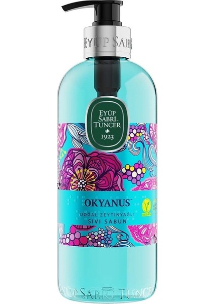 Doğal Zeytinyağlı Sıvı Sabun Okyanus 500 ml x 5 Adet