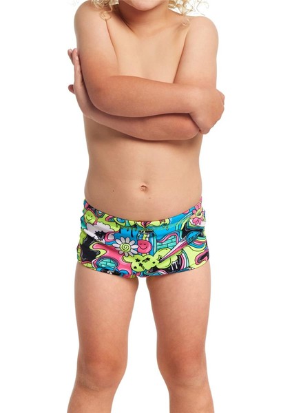 Smash Mouth Erkek Çocuk Antrenman Mayo, 10CM Trunks