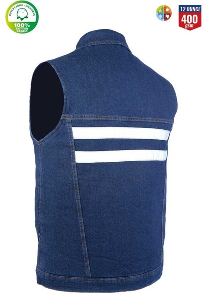 Kot Iş Yeleği Myform 9128 Sona Denim 12 Ons Renk Mavi fiyatları