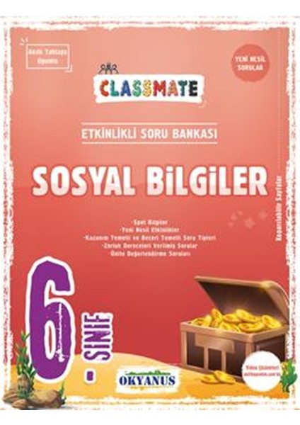 Yayınları 6.sınıf 4'lü Classmate Soru Bankası Seti