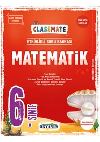 Yayınları 6.sınıf 4'lü Classmate Soru Bankası Seti