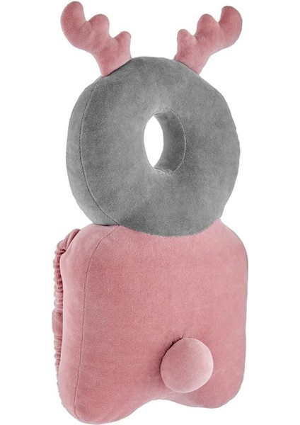 8681049235275 Bebek Melek Kanadı Kadife Koruma Yastığı (Pembe)