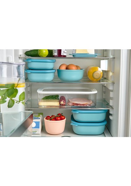 Set Cirqula Rectangular 3 Saklama Kabı Pcs(500+1000+2000)- Nordic Green