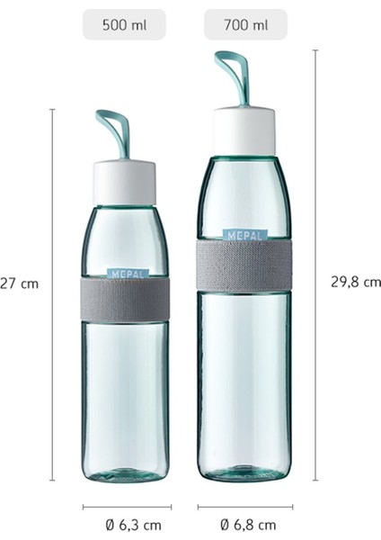 Water Bottle Ellipse Su Şişesi 700 ml