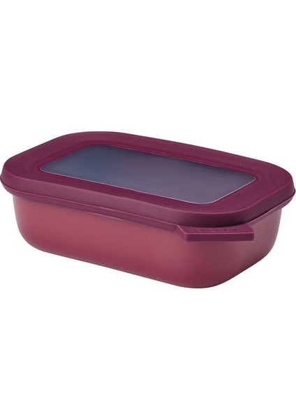 Multi Bowl Cirqula Rectangular Saklama Kabı 500 Ml- Nordic Berry