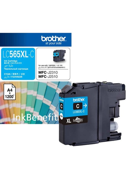 HPZR Brother LC565XL Mavi Orjinal Kartuş
