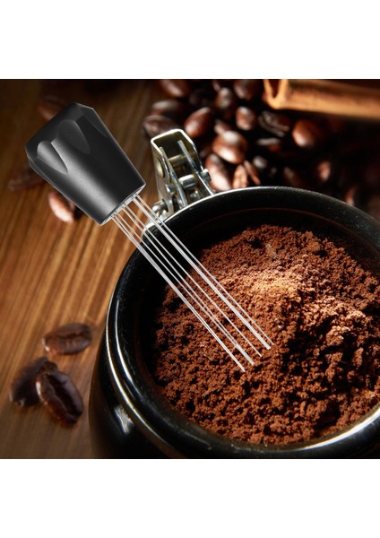Iğne Tipi Kahve Kurcalama Distribütörü Gıda Sınıfı Malzeme Barista Ev A-Siyah (Yurt Dışından) fırsatları