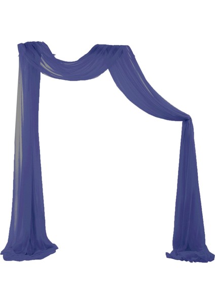 Polyester Fiber Arch Organ Arbor Drapery 6 Yarda Tören Partisi Tatil 1x Lacivert (Yurt Dışından)
