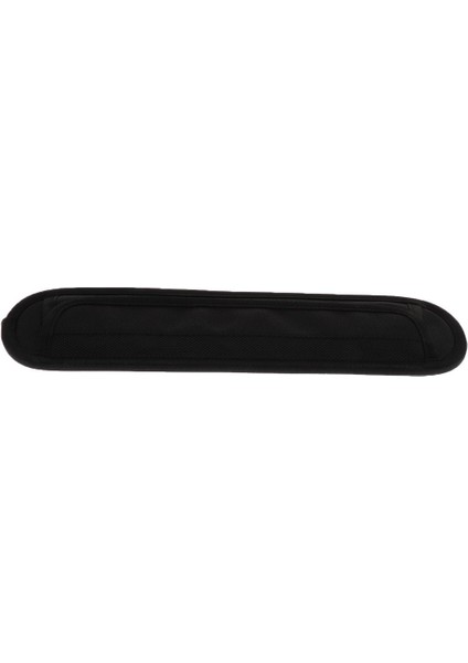 Slip Olmayan Pamuklu Gitar Kayışı Omuz Pedi Konfor Yastıklı Siyah (Yurt Dışından)