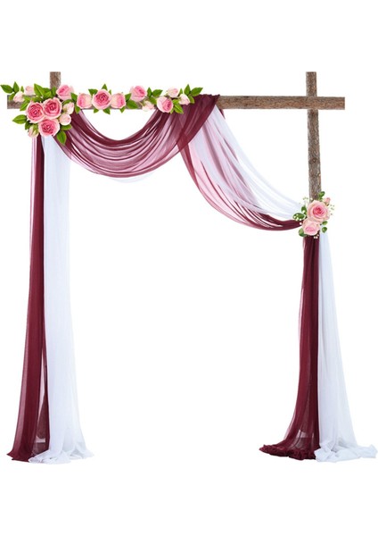Polyester Fiber Arch Organ Arbor Drapery 6 Yarda Tören Partisi Tatil 1x Lacivert (Yurt Dışından)