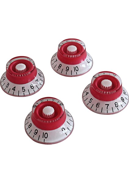 Elektro Gitar Için Gitar Kontrol Düğmeleri Için 4 Adet Kırmızı (Yurt Dışından) modelleri