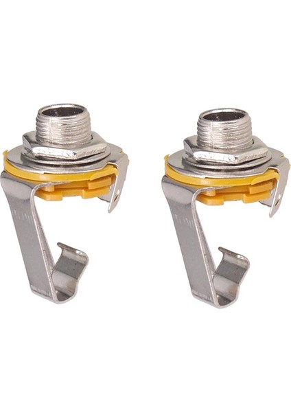 Elektro Gitar Için 2pcs Mono 1/4inch Çıkış Soket Plakası (Yurt Dışından) fiyatları