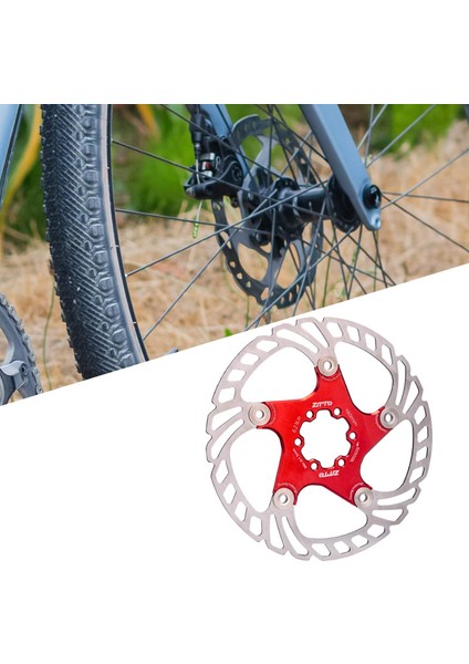 Mtb Bisiklet Aksesuarları Için Bisiklet Hidrolik Disk Fren Rotor Paslanmaz Çelik Kırmızı 180MM (Yurt Dışından)