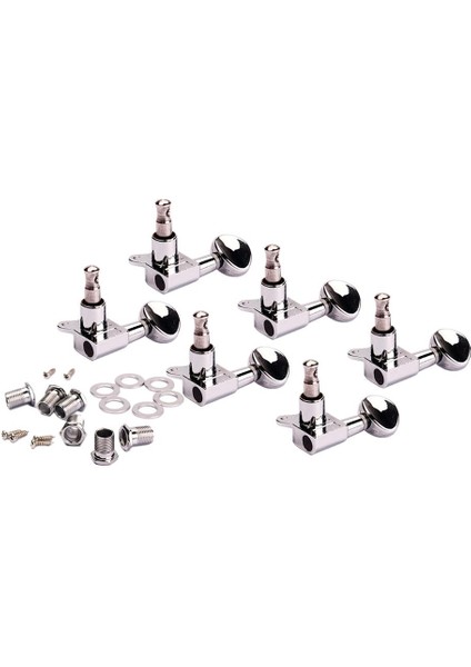 Elektro Gitar 6r Sağ Ayar Tuşları Pegs Makine Başlıkları Seti (Yurt Dışından)