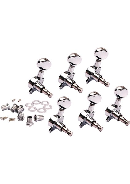 Elektro Gitar 6r Sağ Ayar Tuşları Pegs Makine Başlıkları Seti (Yurt Dışından)