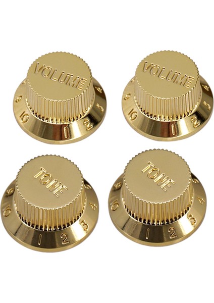 Tını ve Hacim Hızı Kontrol Düğmeleri Gitar Yerine Geçer Yedek Parçalar 2pcs T 2pcs V Gold (Yurt Dışından) modelleri