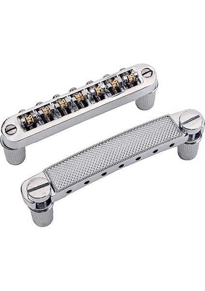 Krom Abr Köprü Kuyruk Parçası 7 String Guitar Için Silin Sele Köprü Çubuğu (Yurt Dışından)