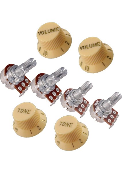 Gitar Mini Potansiyometre Pot 500K ve Hacim Kontrolü Düğmesi Aksesuarları (Yurt Dışından) fırsatları