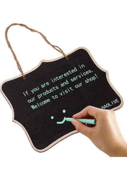 Çift Taraflı Mini Asılı Kara Tahta 3 Adet (Yurt Dışından) indirimleri