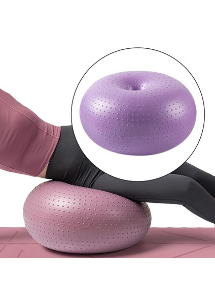 1 Adet Fitness Topu Yardım Gücü Pilates Donut Denge Yoga Top Sınıf Mor A Için (Yurt Dışından) modelleri