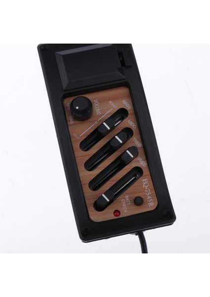 Akustik 4-Band EQ-7545R Ekolayzer Guitar Preamp Piezo Pidans LCD Tuner (Yurt Dışından)