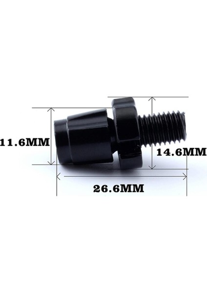 2x 2pcs M7X10.5X4.6INCH Dağ Bisikleti Fren Kolu Vidalı Kablo Durumu 4stk Schwarz M7 (Yurt Dışından)