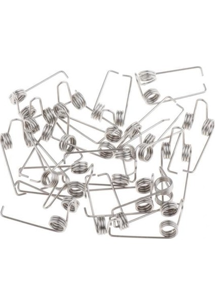 2X20PCS Trombon Su Anahtarı/ Tükürük Valfi Yay Çelik Gümüş Trombon Parçaları 2 Pcs (Yurt Dışından)