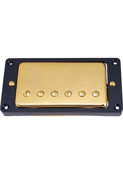 Humbucker Çift 5.2cm Elektrikli Gitar Boyun Köprüsü Pickup Style Siyah Çerçeve (Yurt Dışından)