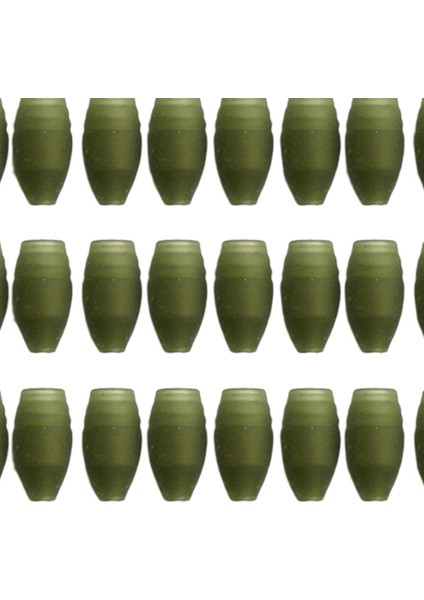 30 Parça Kutup Dacron Konnektörleri Yeşil Sazan Balıkçılık Katı ve Boş (Yurt Dışından)
