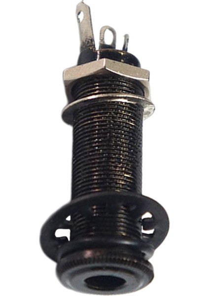 6.35MM Gitar Pikap Endpin Jack Değiştirme Elektro Gitar Siyahı Aksesuar (Yurt Dışından) fiyatları